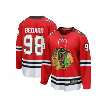 Chicago Blackhawks tricou de hochei Connor Bedard #98 Centennial Home Breakaway Jersey
