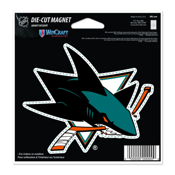 San Jose Sharks magnet Die Cut