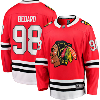 Chicago Blackhawks tricou de hochei pentru copii Connor Bedard #98 Breakaway Home Centennial