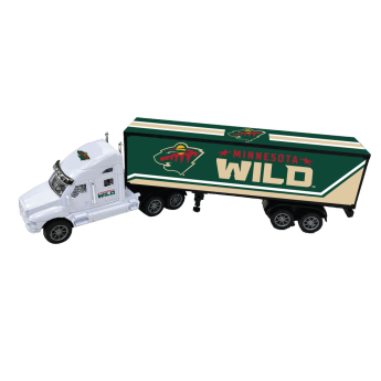 Minnesota Wild camion 18-Wheeler Big Rig Truck White