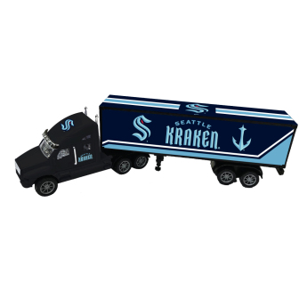 Seattle Kraken camion 18-Wheeler Big Rig Truck Black