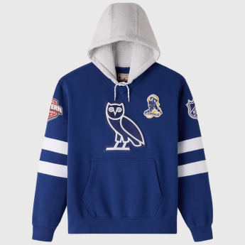 Toronto Maple Leafs hanorac de bărbați cu glugă OVO blue