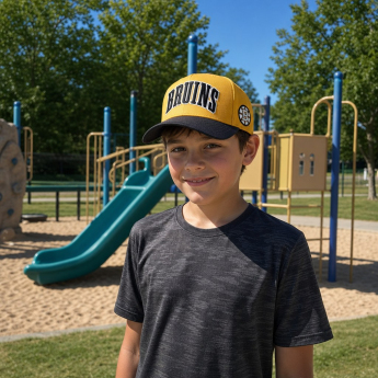 Boston Bruins șapcă de baseball pentru copii Mvp Pro Pinch