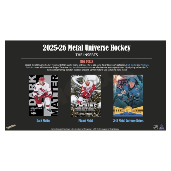NHL cutii Cărți de hochei NHL 2025-26 Upper Deck Skybox Metal Universe Blaster Box