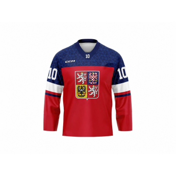 Echipa națională de hochei tricou de hochei Roman Červenka #10 CCM Fandres replica 2026 red