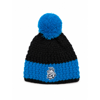 Echipa națională de hochei căciula de iarnă pentru copii Czech Lion Hockey Logo - Blue