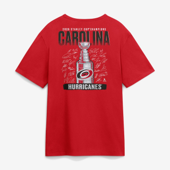 Carolina Hurricanes tricou de bărbați NHL 2026 Stanley Cup Champions Signature Roster
