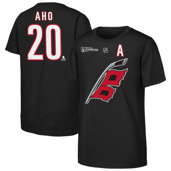 Carolina Hurricanes tricou de copii Sebastian Aho NHL 2026 Stanley Cup Champions Name & Number