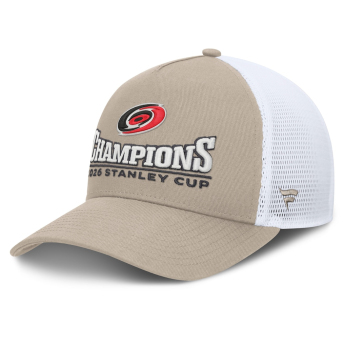 Carolina Hurricanes șapcă de baseball NHL 2026 Stanley Cup Champions A-Frame Trucker Adjustable