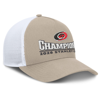 Carolina Hurricanes șapcă de baseball NHL 2026 Stanley Cup Champions A-Frame Trucker Adjustable