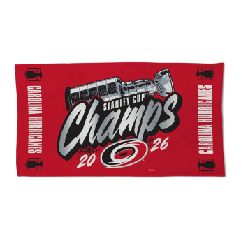 Carolina Hurricanes prosop NHL 2026 Stanley Cup Champions Locker Room On-Ice Celebration