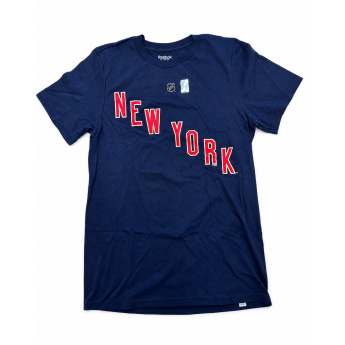 New York Rangers tricou de bărbați Dan Girardi #5 NHL Stack Logo Name & Number