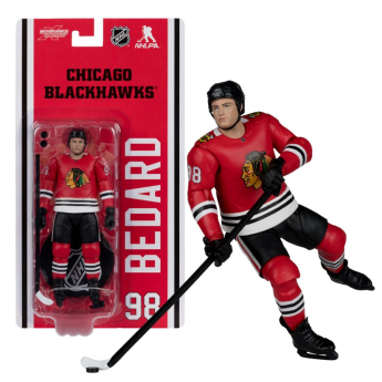 Chicago Blackhawks figurină Connor Bedard #98 NHL McFarlane Articulated