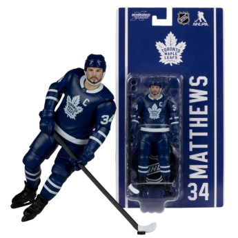 Toronto Maple Leafs figurină Auston Matthews #34 NHL McFarlane Articulated