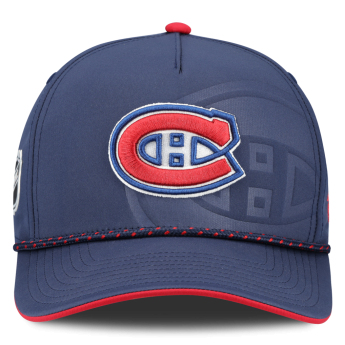 Montreal Canadiens șapcă de baseball NHL Fanatics Navy On Stage Podium Draft A-Frame Adjustable