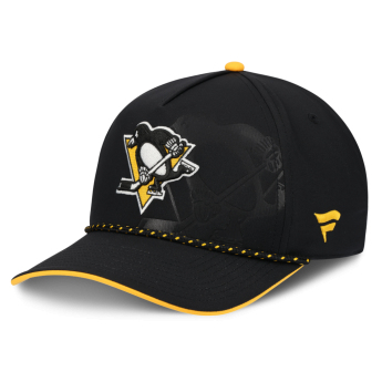 Pittsburgh Penguins șapcă de baseball NHL Fanatics Black On Stage Podium Draft A-Frame Adjustable