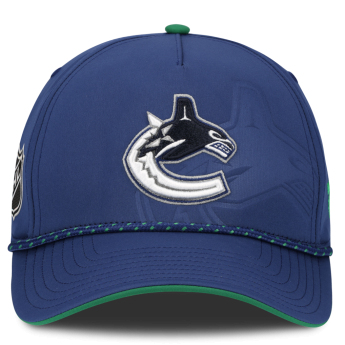 Vancouver Canucks șapcă de baseball NHL Fanatics Blue On Stage Podium Draft A-Frame