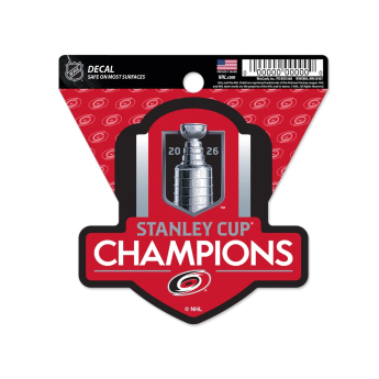 Carolina Hurricanes abțibild NHL 2026 Stanley Cup Champions Multi Decal