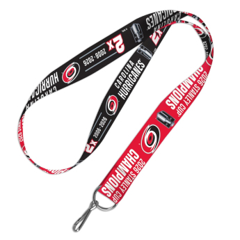 Carolina Hurricanes breloc 2026 Stanley Cup Champions 1” Lanyard