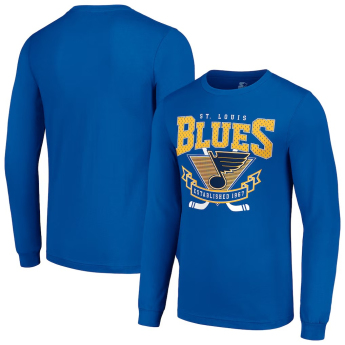 St. Louis Blues tricou de bărbați Team Logo Graphic Long Sleeve T-Shirt - Blue