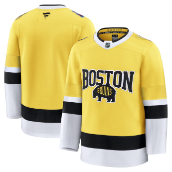 Boston Bruins tricou de hochei NHL 2026 Stadium Series Premium Jersey - Gold