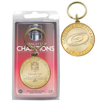 Carolina Hurricanes breloc NHL 2026 Stanley Cup Champions Bronze Coin Key Chain