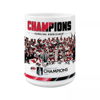 Carolina Hurricanes cană NHL 2026 Stanley Cup Champions Jumbo