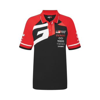 Toyota Gazoo Racing tricou polo de damă redblack WRT 2026