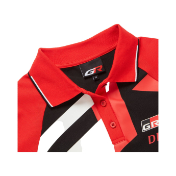 Toyota Gazoo Racing tricou polo de damă redblack WRT 2026