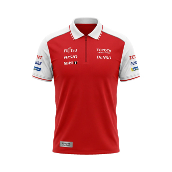 Toyota Gazoo Racing tricou polo redwhite WEC 2026