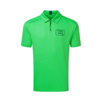 Aston Martin tricou polo WEC greem fluo 2026
