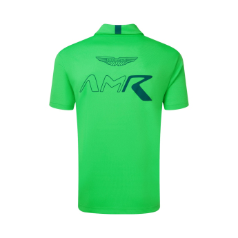Aston Martin tricou polo WEC greem fluo 2026
