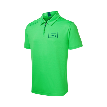 Aston Martin tricou polo WEC greem fluo 2026