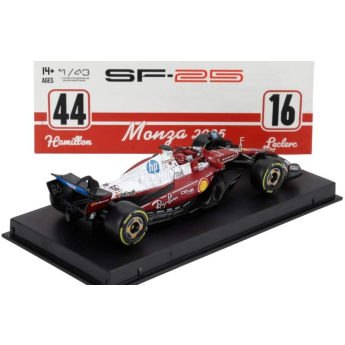 Modele auto și moto model 1/43 Scuderia Ferrari SF-25 Charles Leclerc #16 Monza 2025 Signature