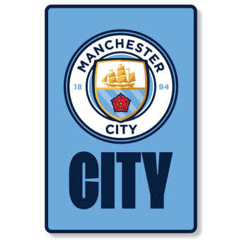 Manchester City LED plăcuță Portrait LED Crest Sign