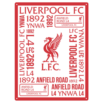 FC Liverpool semn pe perete Large Montage Sign