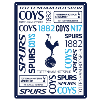 Tottenham Hotspur semn pe perete Large Montage Sign