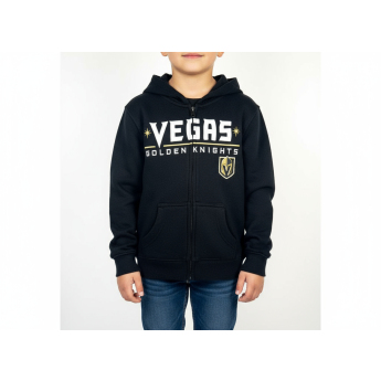 Vegas Golden Knights hanorac cu glugă pentru copii Stated Full Zip Hoodie