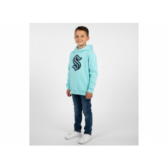 Seattle Kraken hanorac cu glugă pentru copii Prime Logo Pullover Fleece
