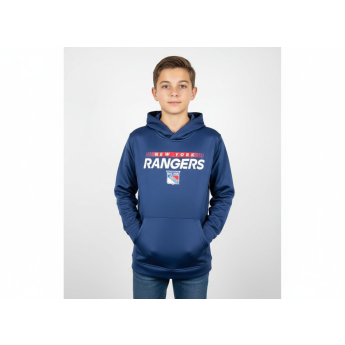 New York Rangers hanorac cu glugă pentru copii Authentic Pro Hood Po Hoodie
