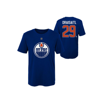 Edmonton Oilers tricou de copii Leon Draisaitl #29 Flat Captains N&N Ctn Tee