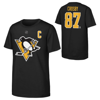 Pittsburgh Penguins tricou de copii Sidney Crosby Flat Captains N&N Ctn Tee
