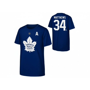 Toronto Maple Leafs tricou de copii Auston Matthews Flat Captains N&N Ctn Tee
