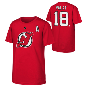 New Jersey Devils tricou de copii Ondřej Palát Flat Alt.Captains N&N Ss