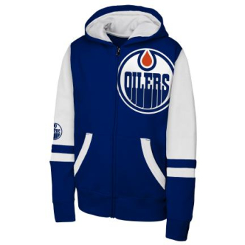 Edmonton Oilers hanorac cu glugă pentru copii Face Off Fz Flc Hd