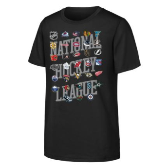 NHL produse tricou de copii All Teams Ss black