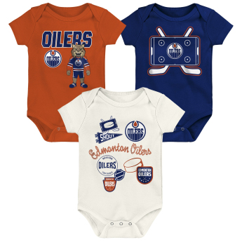 Edmonton Oilers body de copii Littlest Player 3Pk Creeper Se