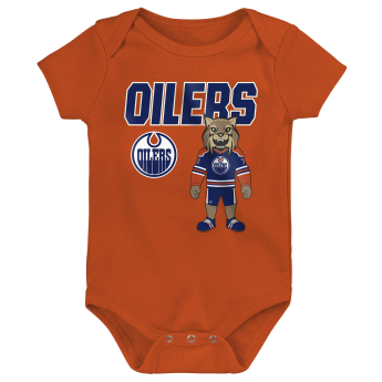 Edmonton Oilers body de copii Littlest Player 3Pk Creeper Se