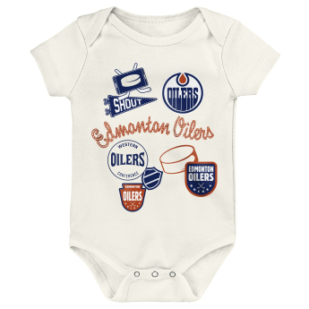 Edmonton Oilers body de copii Littlest Player 3Pk Creeper Se