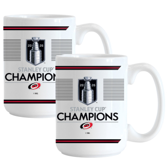 Carolina Hurricanes cană NHL 2026 Stanley Cup Champions Two-Piece Set